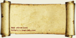 Kristina Živojinović vizit kartica